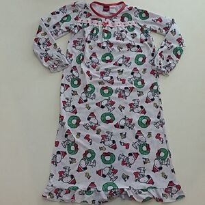 Peanuts medium Snoopy Christmas flannel nightgown